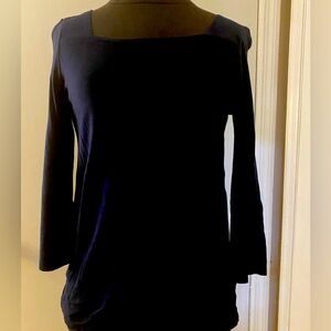 Loft 3/4 sleeve square neck top. Size S